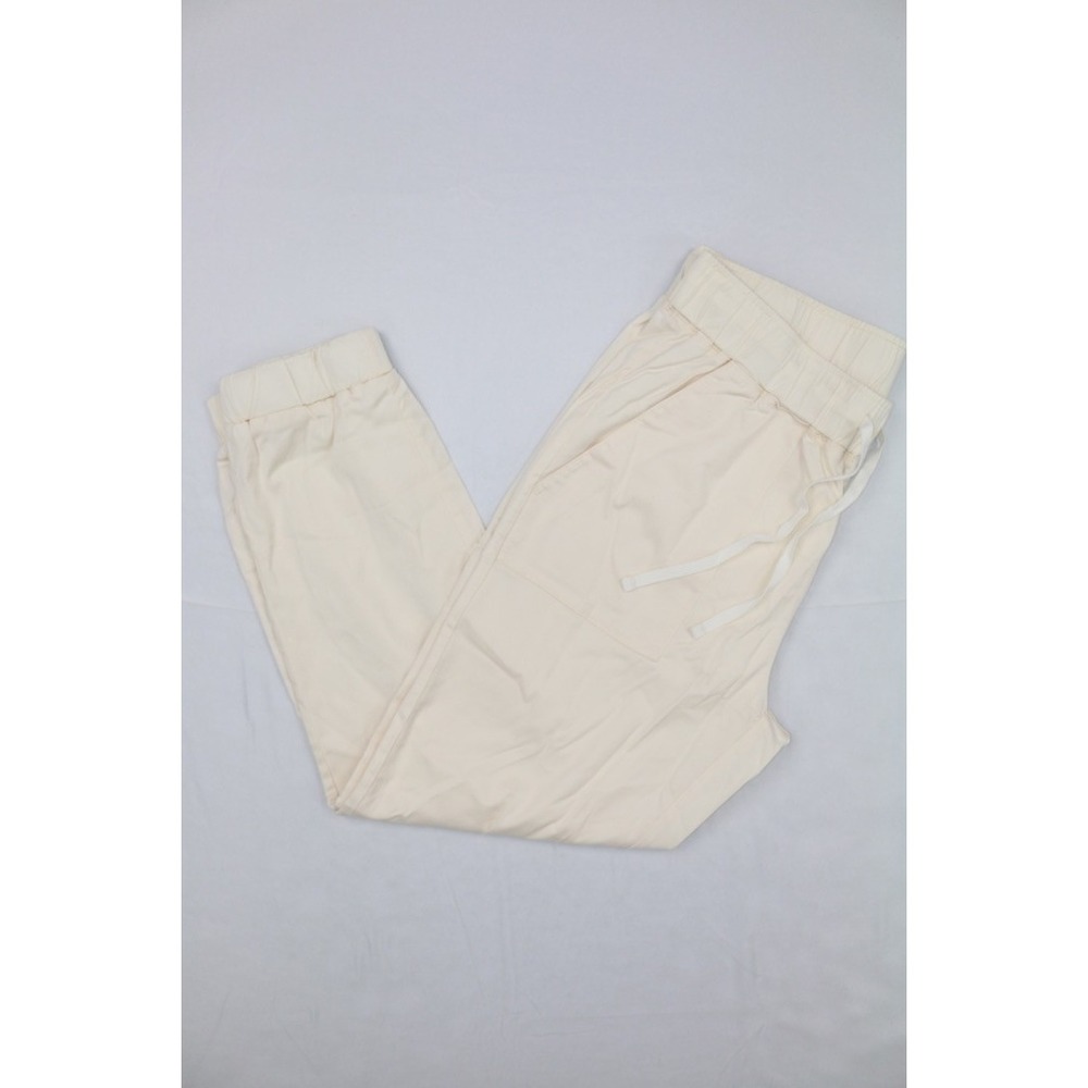 Buffalo David Bitton Women's Soft Tencel Pull-On Jogger Cream Sz M Drawstring - Picture 10 of 15